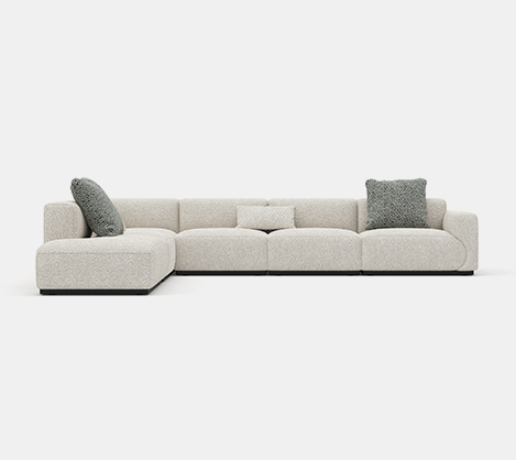 S167 Six-position low armrest combination